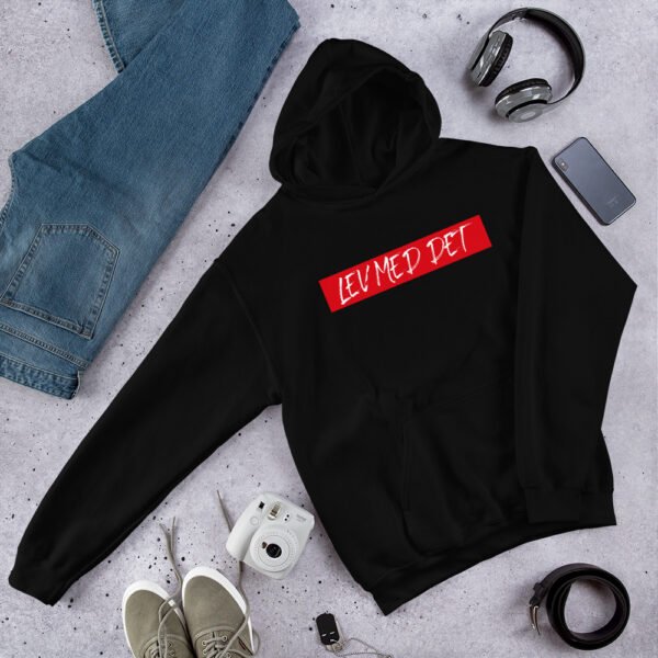 Lev Med Det – Unisex Hoodie - Image 4