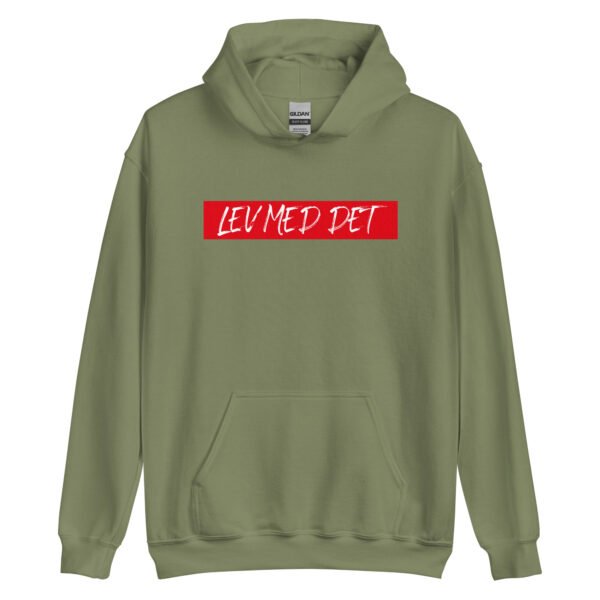 Lev Med Det – Unisex Hoodie - Image 12